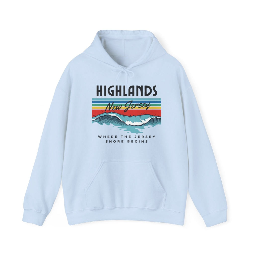 Highlands NJ Hoodie, Waves