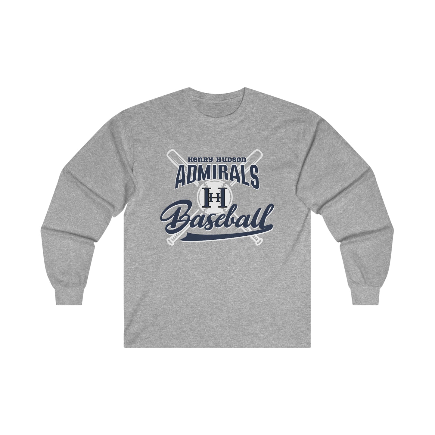 Baseball Long Sleeve Tee, Name on Back