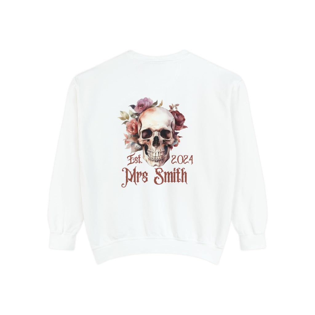 Bride Comfort Colors Sweatshirt, Til Death Do UsPart