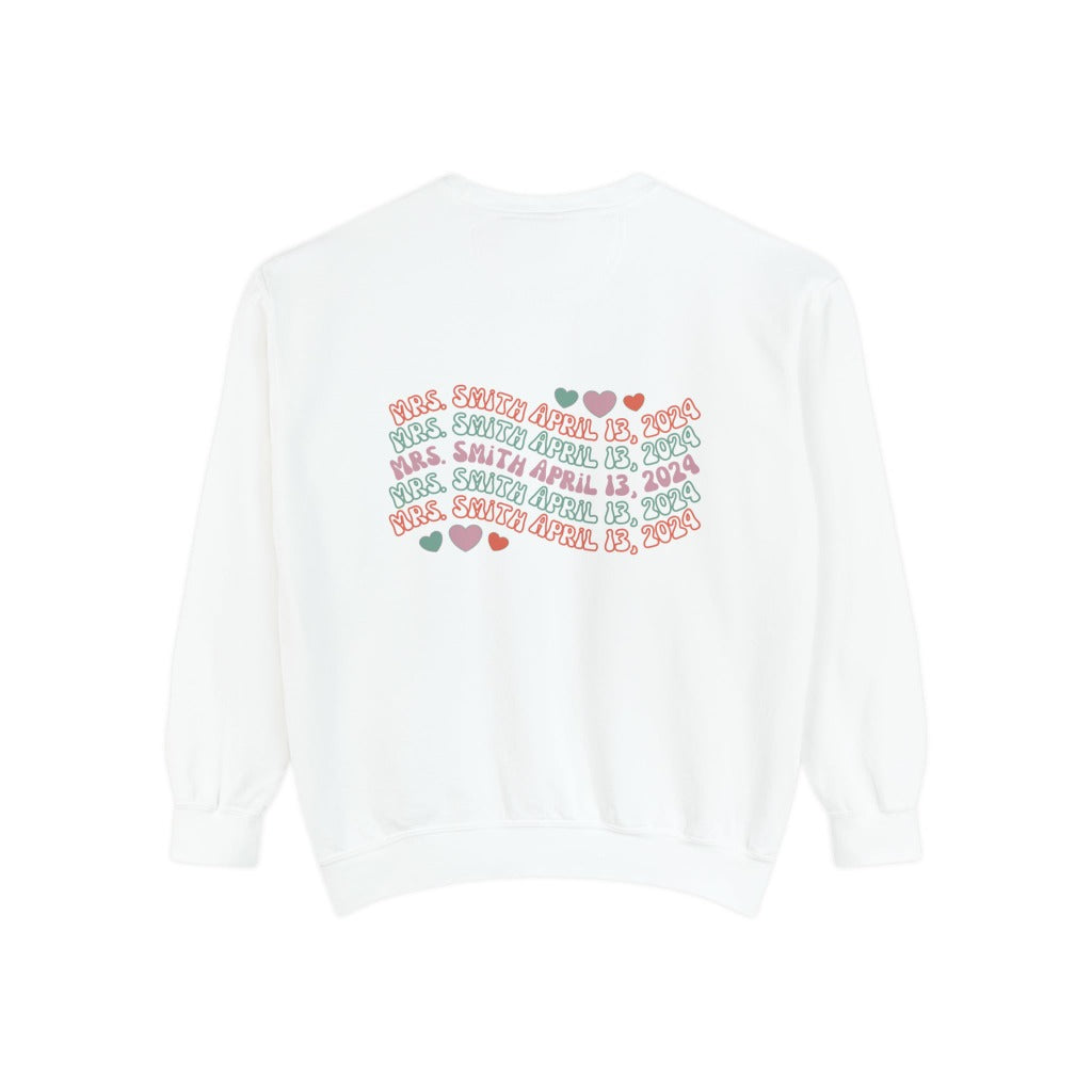 Bride Comfort Colors Sweatshirt, Retro