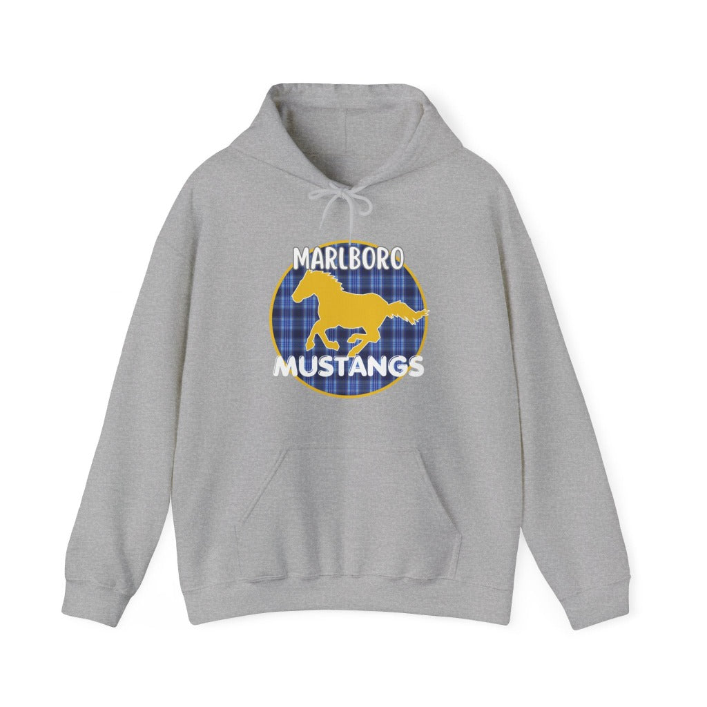 Marlboro Mustangs Hoodie, Plaid