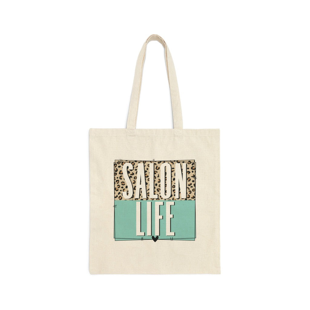Hair Salon Life Cotton Canvas Tote Bag
