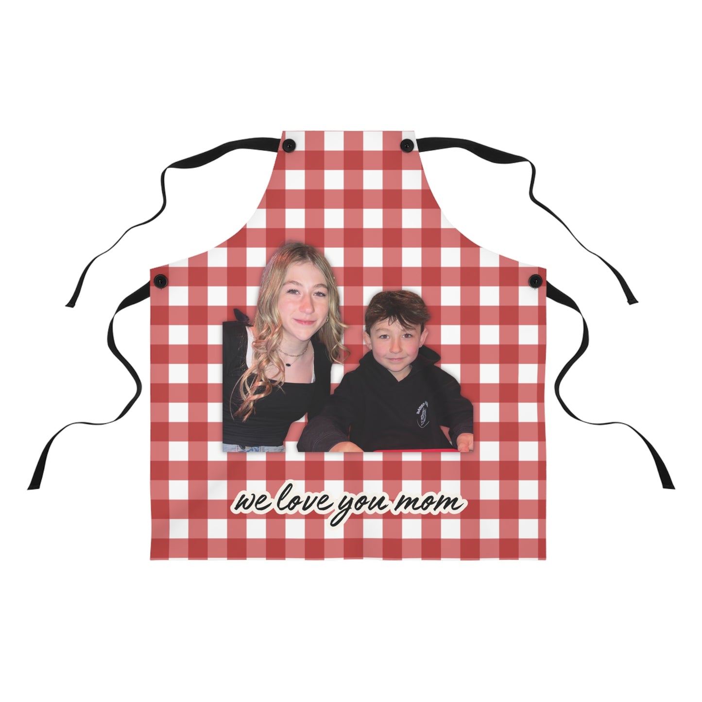 Personalized Apron with Picture and Saying