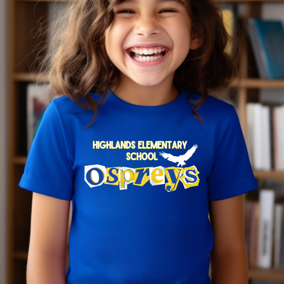 HES Ospreys Tee Shirt, Youth