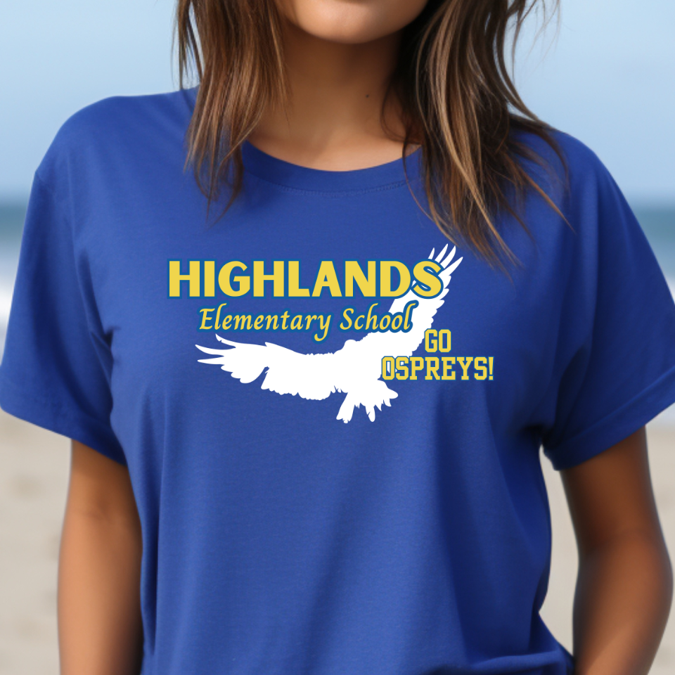 Go Ospreys Tee Shirt, Adult