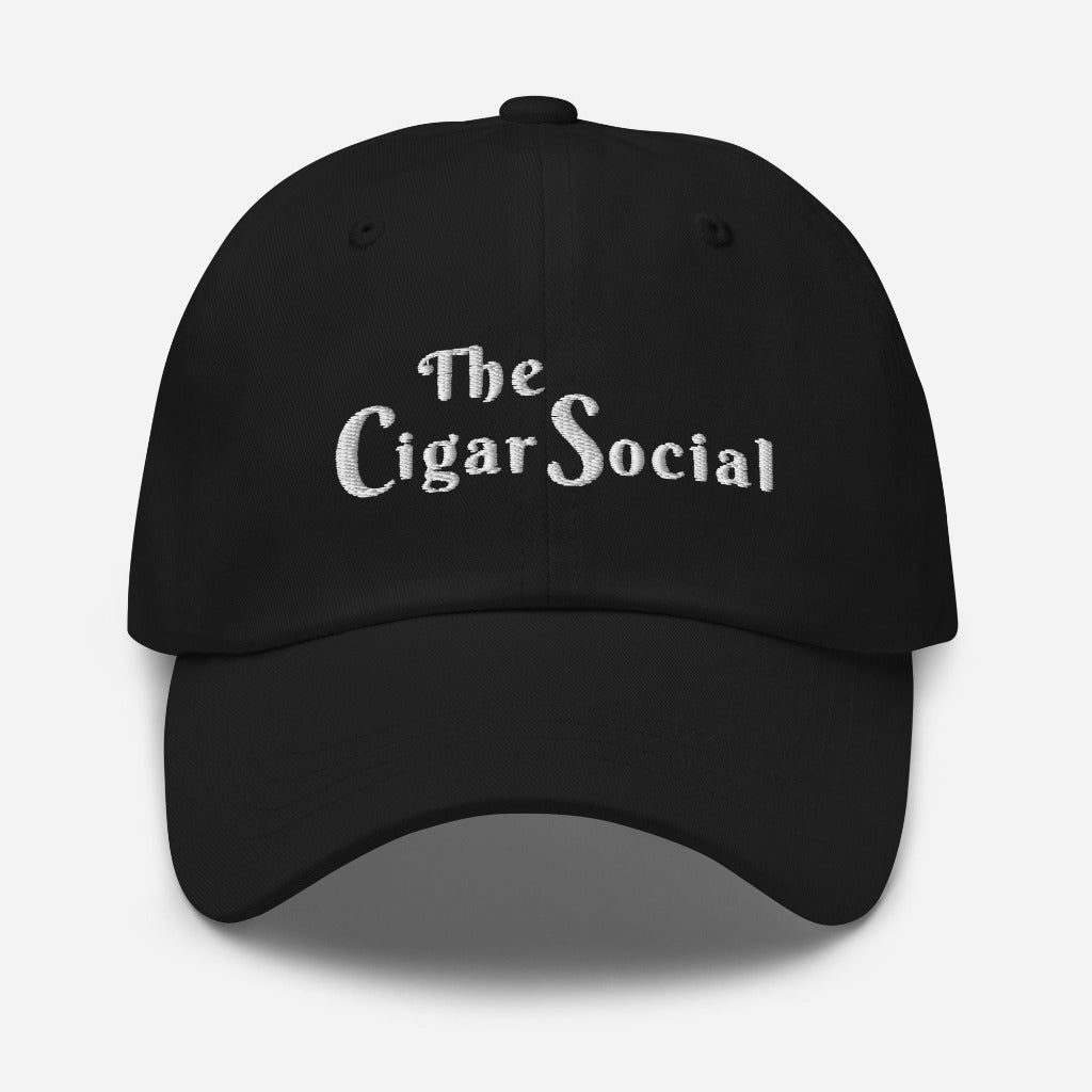 The Cigar Social Baseball hat, Embroidered
