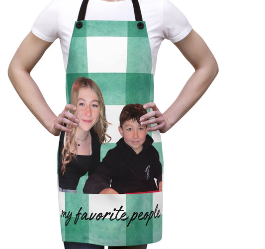 Personalized Apron with Picture and Saying