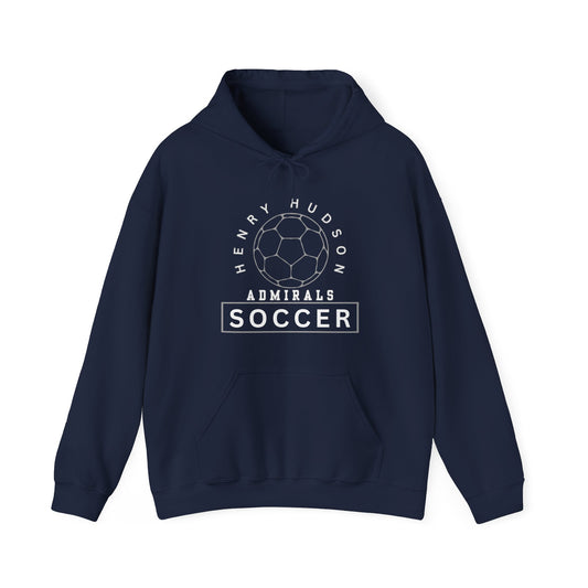 Boys Soccer Adult Hoodie, Name on Back