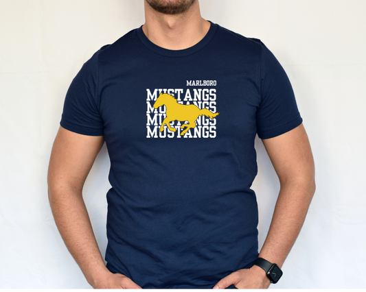 Marlboro Mustangs Tee Shirt, Mustang