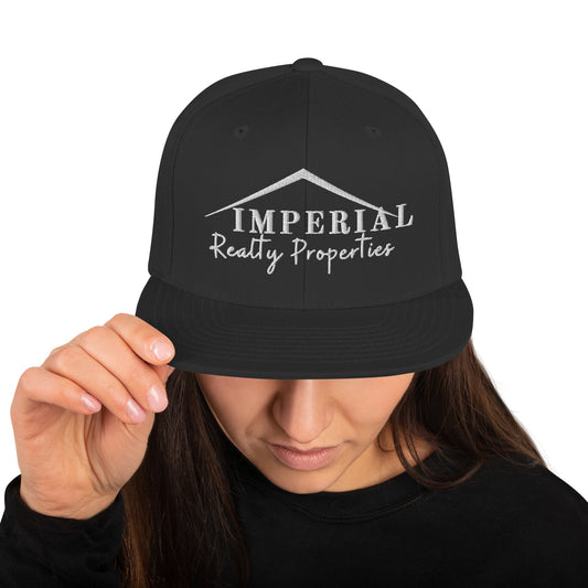 Imperial Realty Snapback Hat, Embroidered