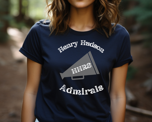 Henry Hudson Cheerleading Tee Shirt, Adult